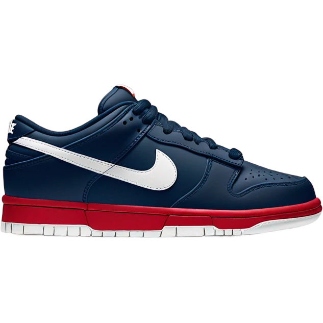 Nike Dunk Low Retro Shoes University Red and Obsidian emoji