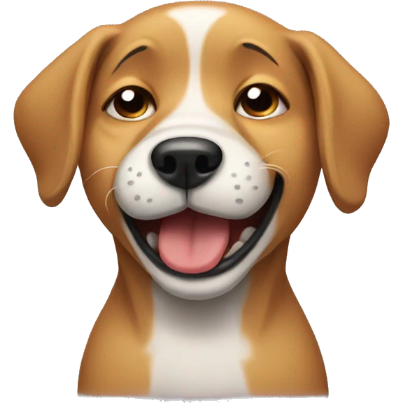 Dog crying  emoji