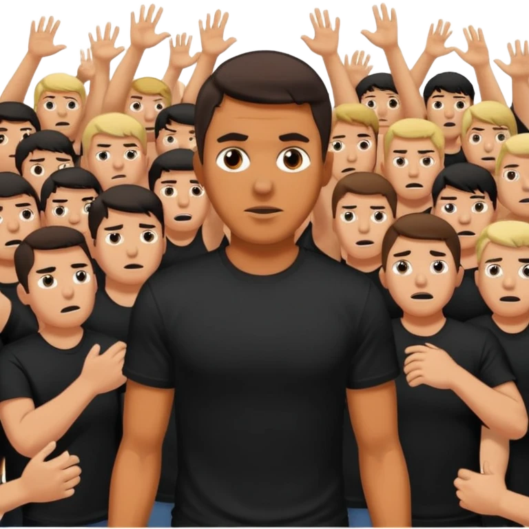 Guy in mosh pit emoji