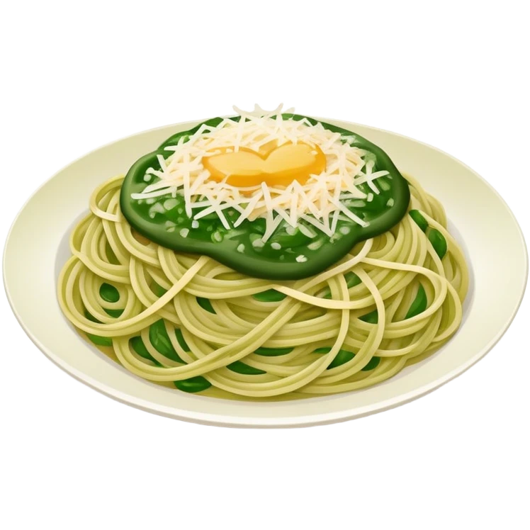 Poblano green spaghetti  emoji