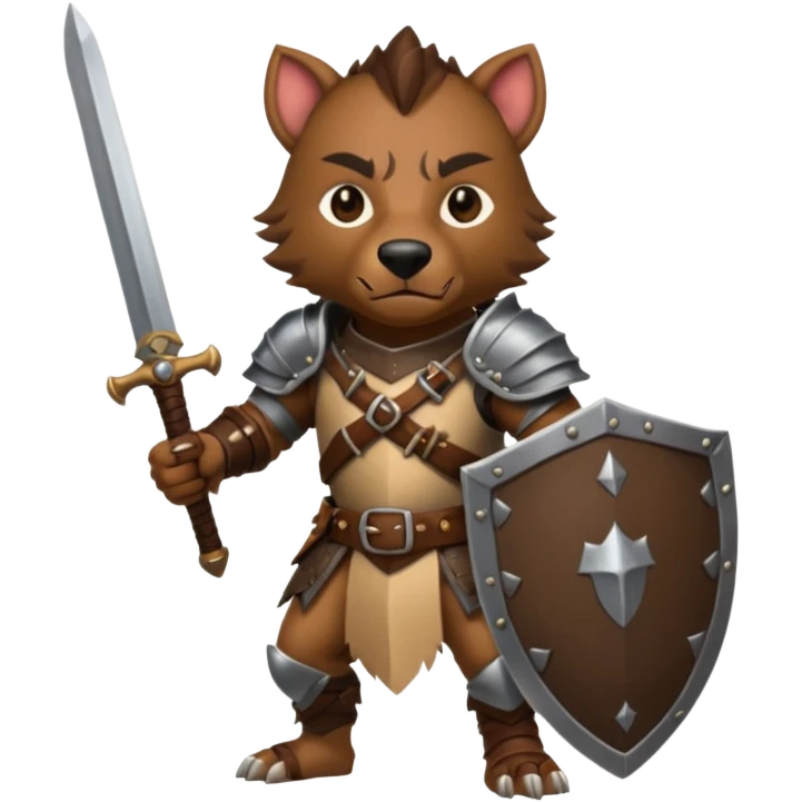 Gnoll guerrier emoji