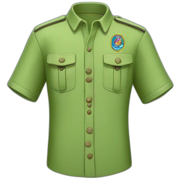 scout chemise verte emoji