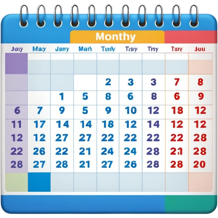 calendar emoji