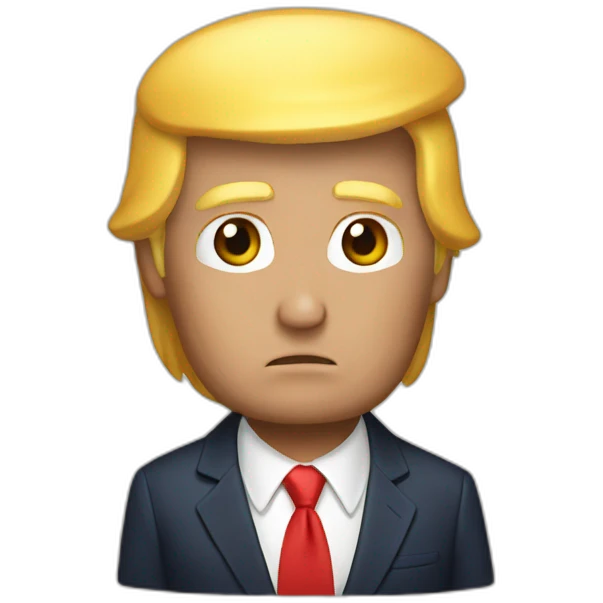 Donald Trump sentado  emoji