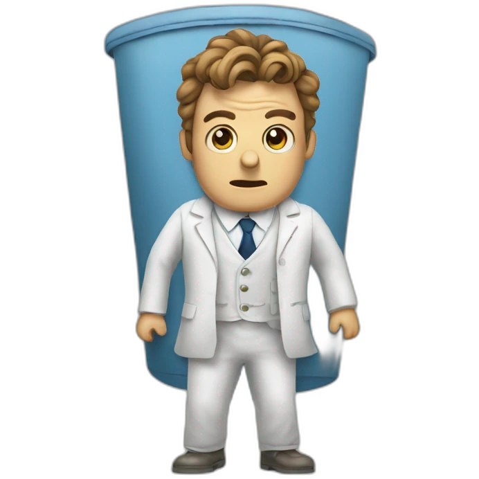 Dr Who in underpants emoji