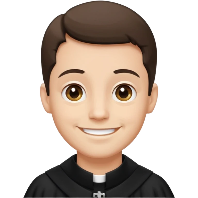 The priest presiding over the wedding emoji