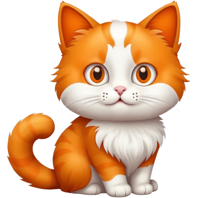 Cat with question mark emoji