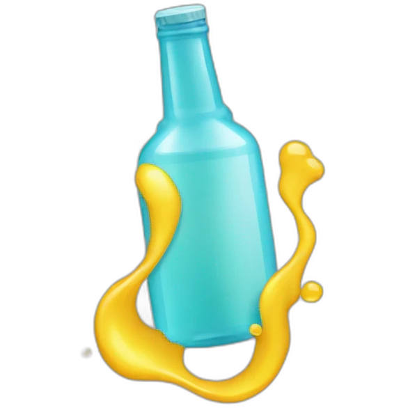 Sting bottle spill emoji