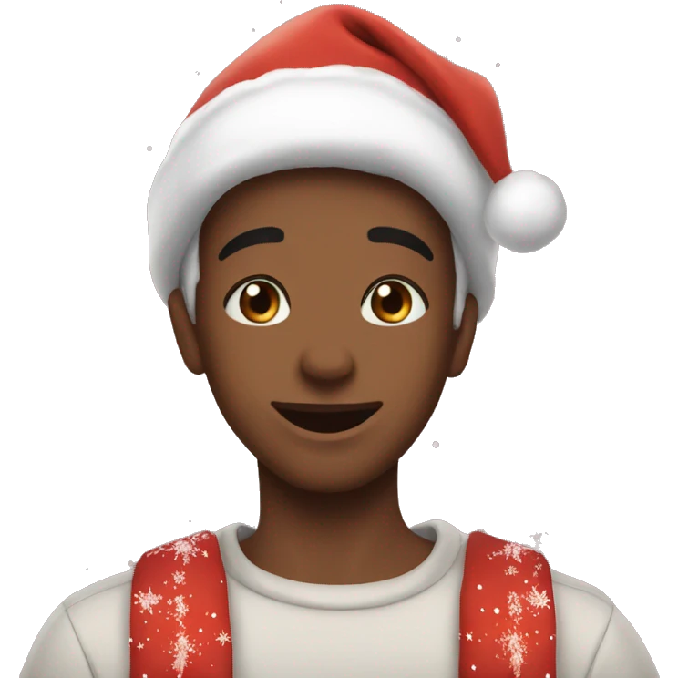 Aesthetic Christmas cute emoji
