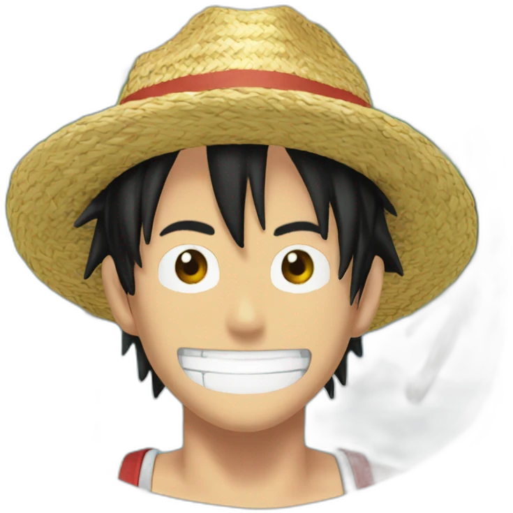Luffy chapeau de paille  emoji
