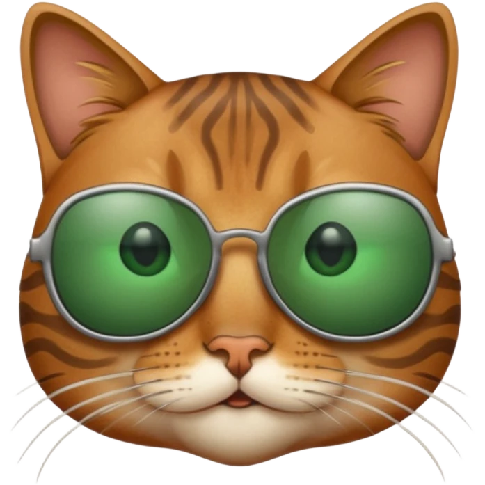 Cat wearing sunglasses emoji
