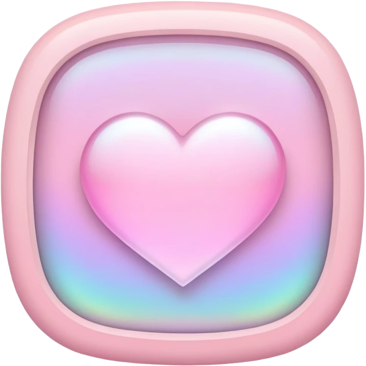 Iridescent pastel pink romantic formal elegant sophisticated cultured neat pretty beautiful nifty app icon emoji