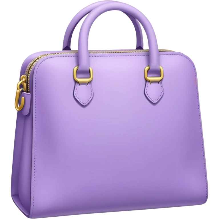 Light purple bag simple very emoji