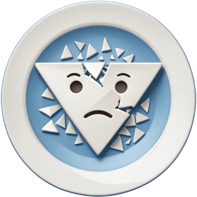 broken plate emoji