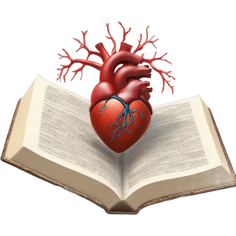 Bible and heart emoji