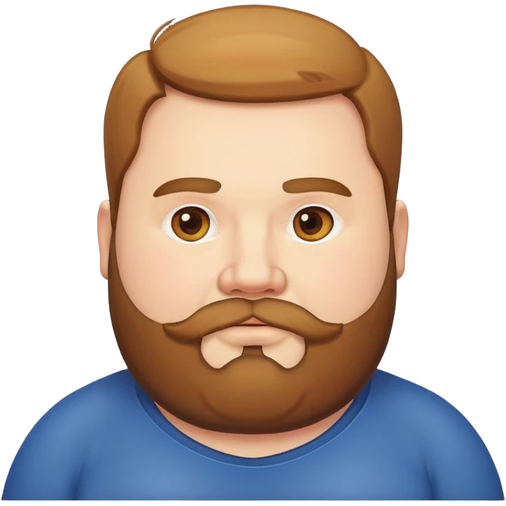 Fat trade with beard emoji