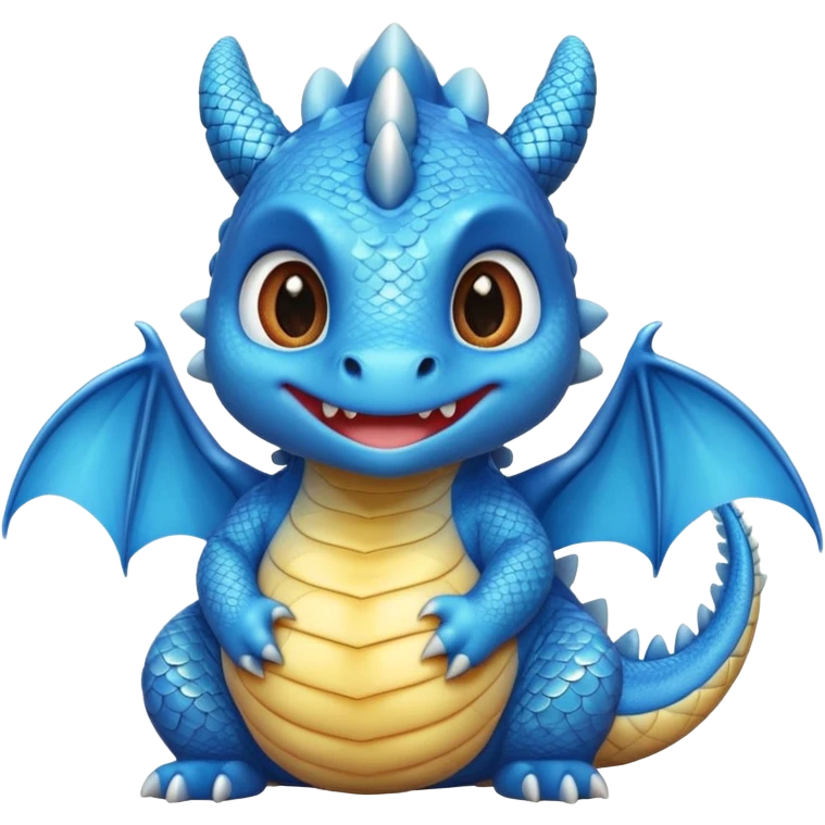 fat choncc baby blue dragon emoji