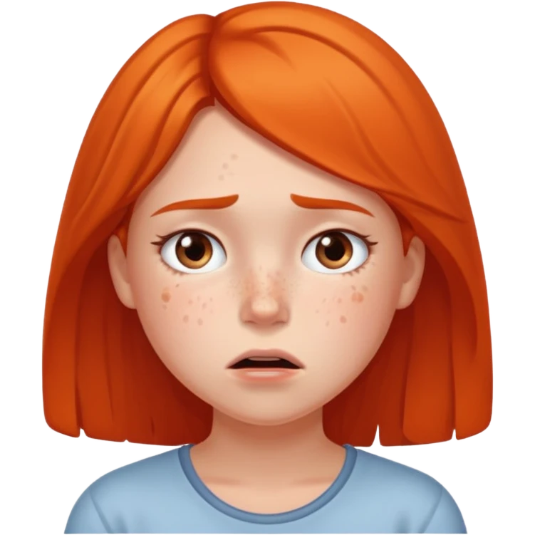 Girl flustered  blushing  emoji