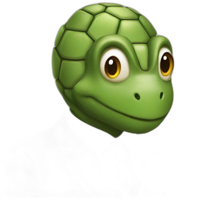 Macron sur tortue emoji