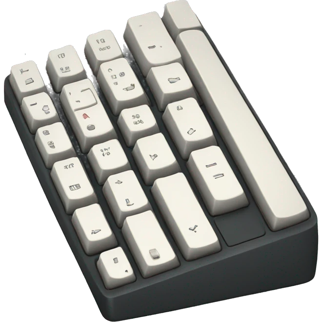 split corne keyboard emoji