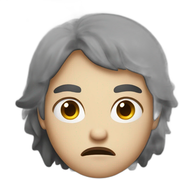 A angry and lovely person emoji
