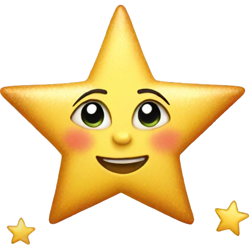 Star shape fairy emoji