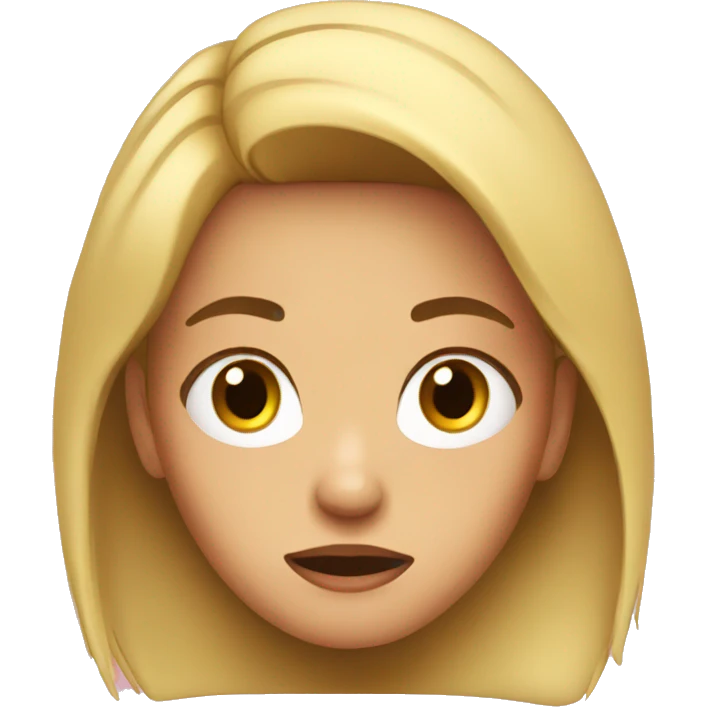 A girl Shock emoji