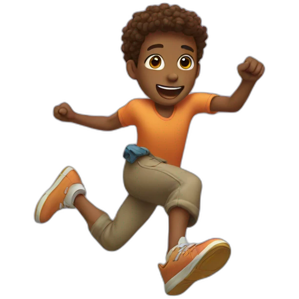 Jump emoji