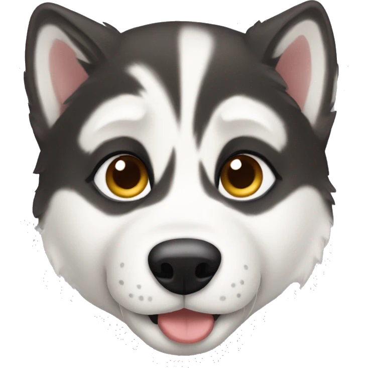Husky puppy emoji