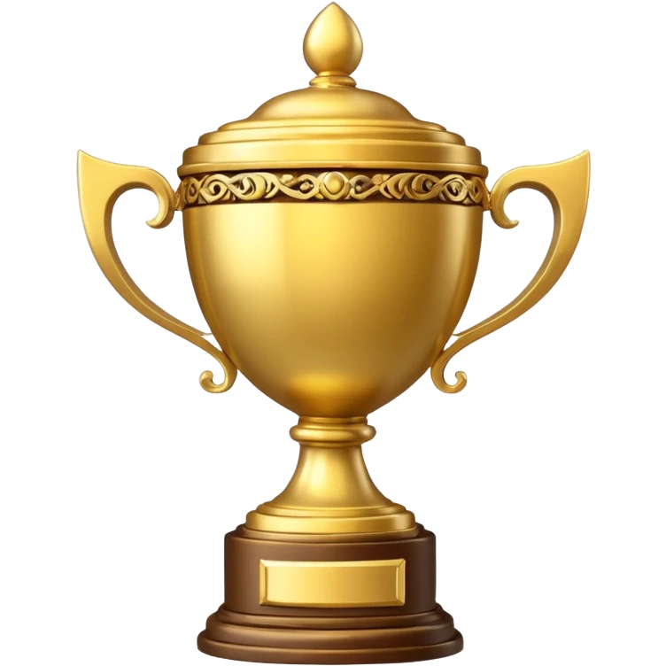 I want to generate a 3d image of a trophy emoji
