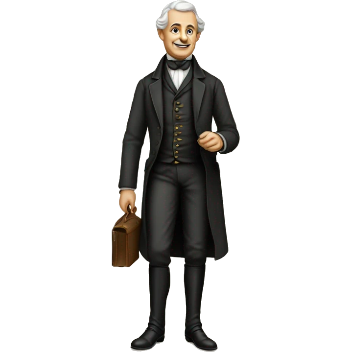 19th century gentleman in full growth emoji