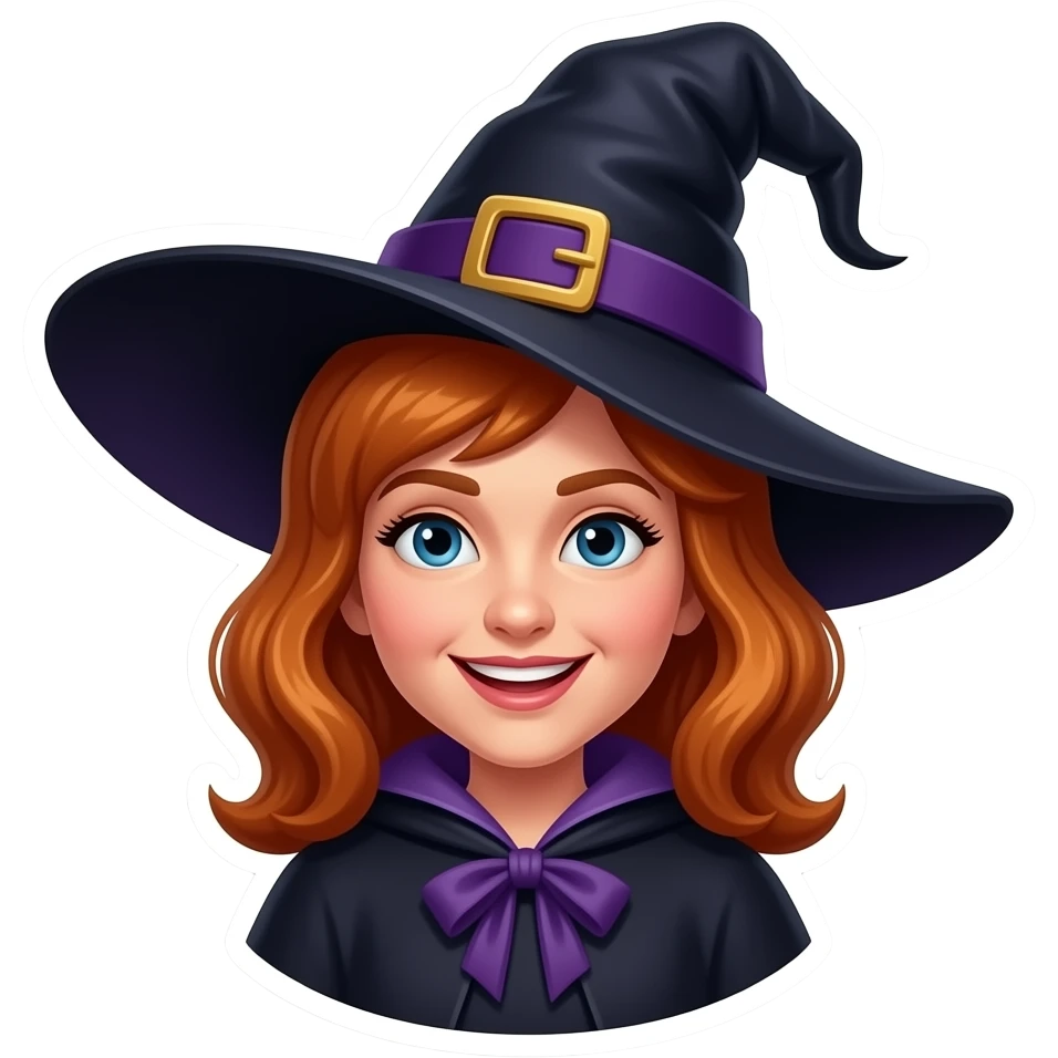 o vrajitoare ingrozitoare (a bad witch in magic)film sticker Mildred(Hubble) emoji