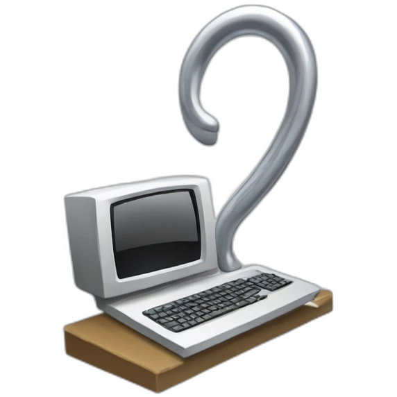 windows clippy with computer emoji