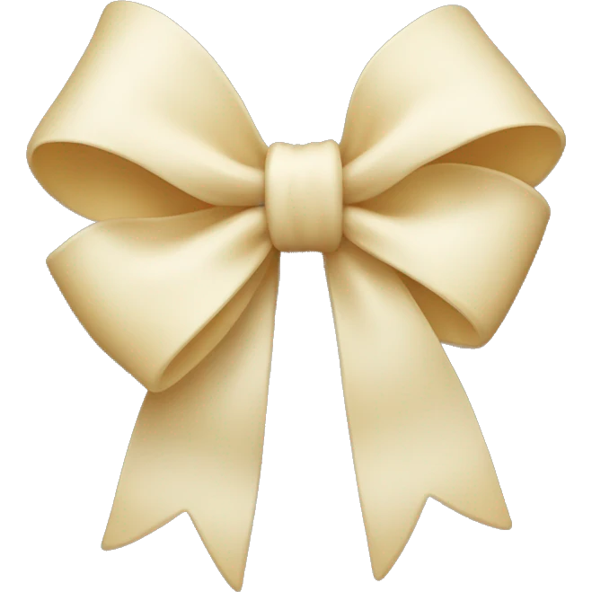 Vanilla bow  emoji