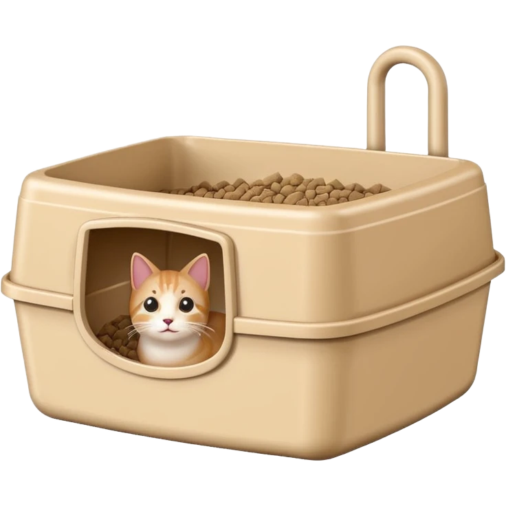 cat litter box emoji