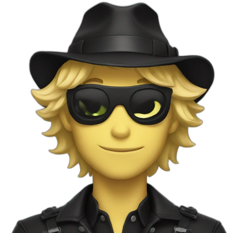 Chat noir emoji