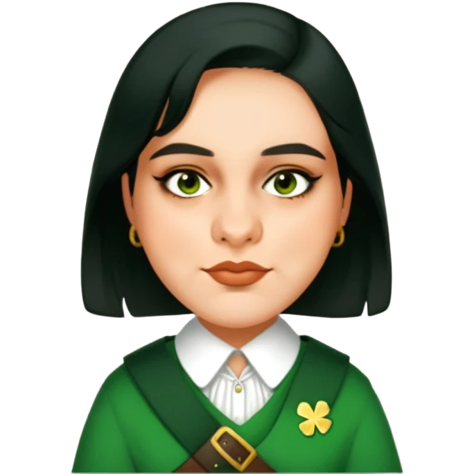 Wearing a Green Kilt emoji