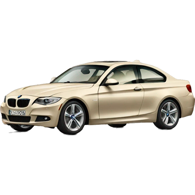 beige-BMW-car emoji