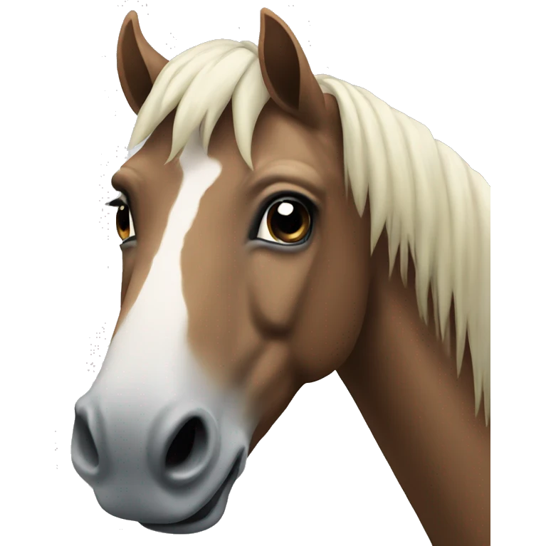 A horse with 8 legs emoji