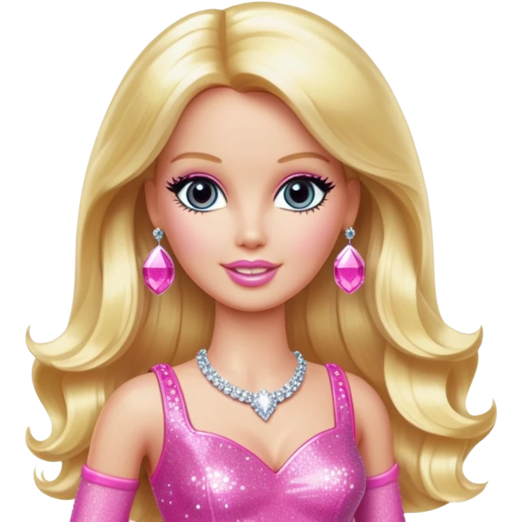 Sassy popstar barbie  emoji