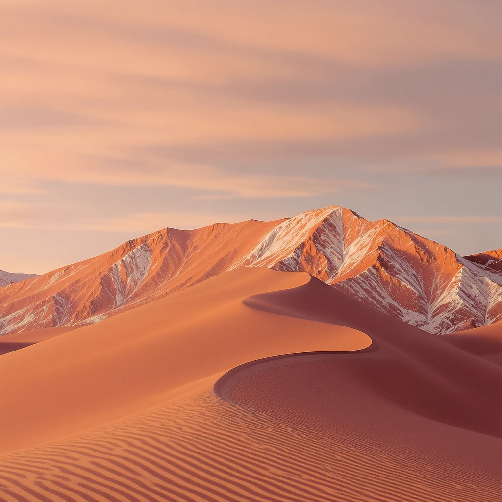 A modern desert mountain, wallpaper, modern emoji