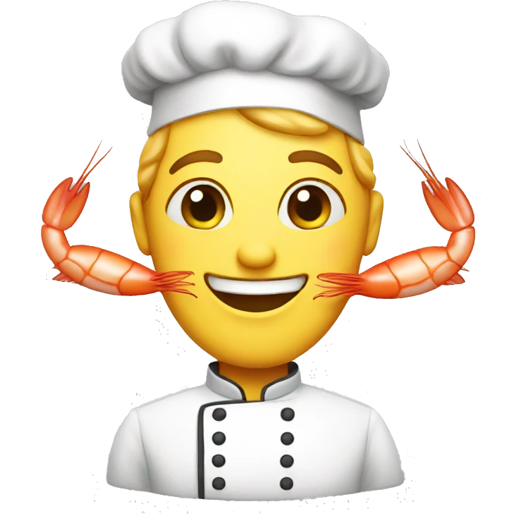 chef shrimp emoji