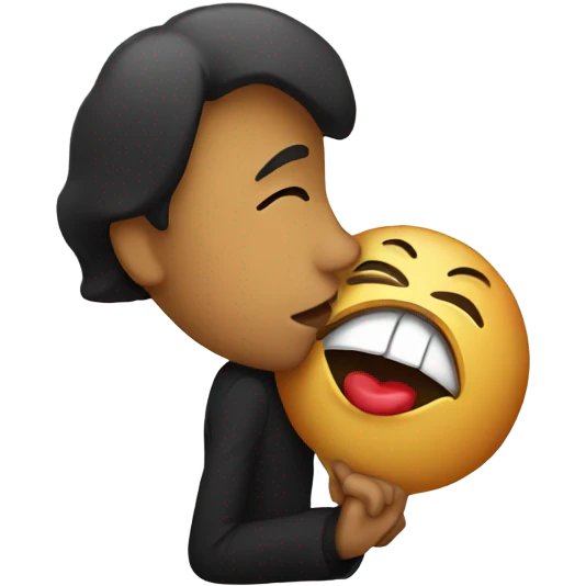 emoji with kiss emoji