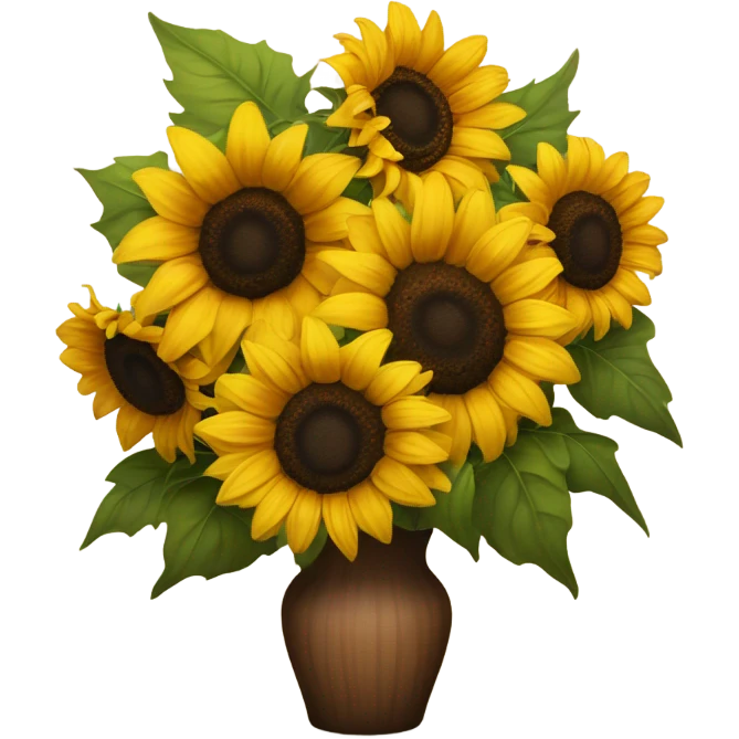  A bouquet of sunflowers emoji
