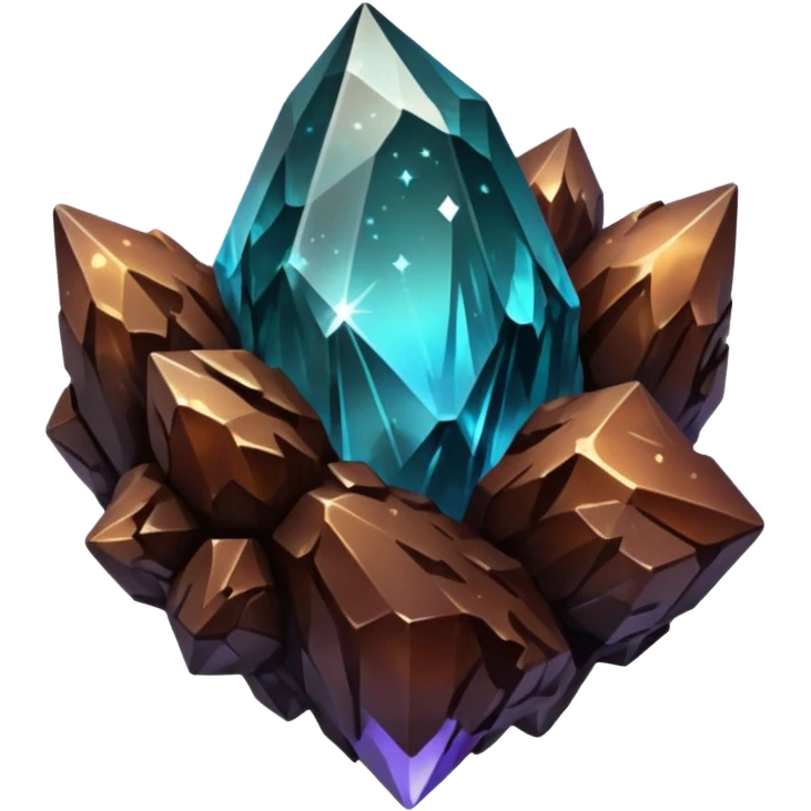 dark brown nebula crystal cluster emoji