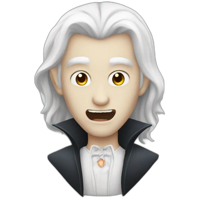 white vampire emoji