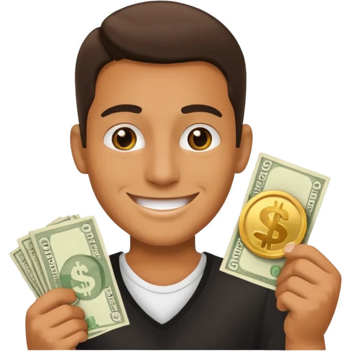 Ladron the money emoji