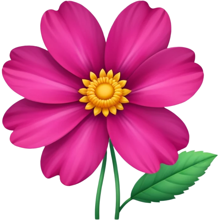 a single flower emoji