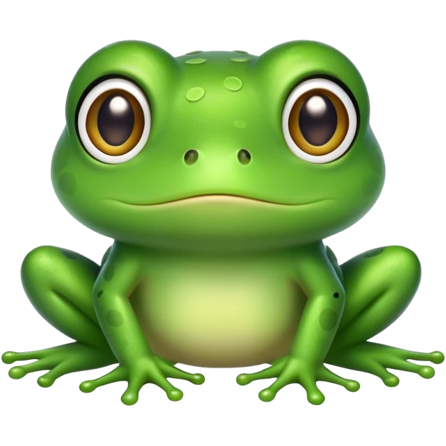 kawaii cute frog emoji