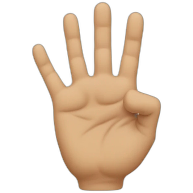 Jul hand symbol emoji